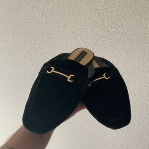 Steven by Steve Madden velvet mules